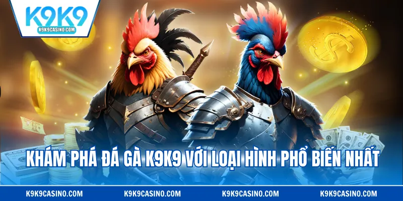 Khám phá đá gà K9K9 với loại hình phổ biến nhất