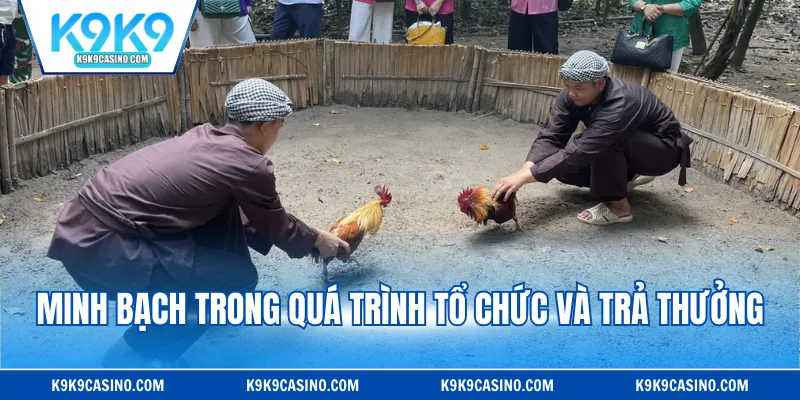 Minh bạch trong quá trình tổ chức và trả thưởng